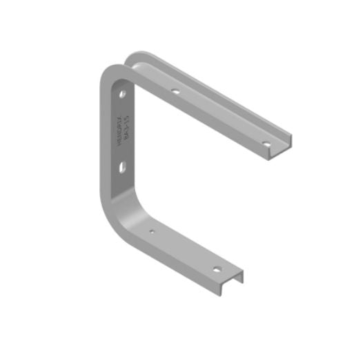 C Shaped Carbon Steel Angle Pole Bracket