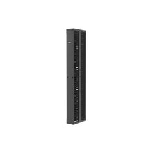 45RU 8 Inch Vertical Dual Sided Manager Black PR2VD08