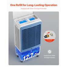 4129 CFM Portable Swamp Cooler with 12.7 Gal Water Tank