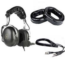 Passive + CEP Ear Plugs Vintage Aviation Headset