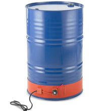 Metal Drum Heater 1200 Watt 5 inch Width Pail Heating Band for 55 Gallon Barrel 86-302℉ Adjustable Thermostat High Efficiency Silicone Grease Keg Heater