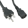 12 AWG 3C SPT 20Amp NEMA 5-20P Right Angle Power Supply Cord With Plug 6FT (Pack Of 25)