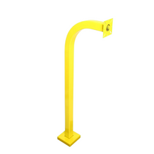 42" Standard steel gooseneck pedestal with Heavy duty mounting plates