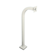 42" Standard steel gooseneck pedestal with Heavy duty mounting plates