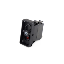 20A 12VDC SPST Red LED Illuminated Rocker Switch V1D2AT01-00000-000