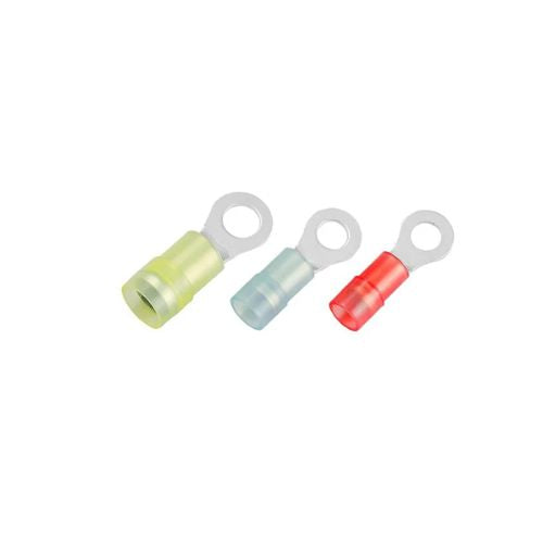16-14  AWG Nylon Insulated Double Crimp Ring Terminal RNYD2-3.2 (Pack of 1000)