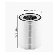 2-in-1 H11 Air Purifier Filter with PET Pre-Filter Replacement