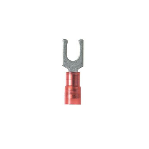 22-18 AWG Locking Fork Terminal Red PN18-8LF-C (Pack Of 100)