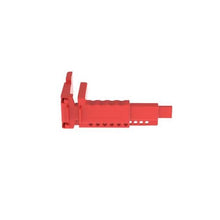 7.5 x 3.7 Inch Ball Valve Lockout Red PSL-BV2