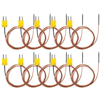 Temperature K-Type Fluoro plastic Probe Coated ATT29APACK (Pack of 10)