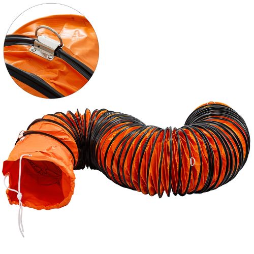 25ft PVC Flexible Ducting Hose for 8 Inch Utility Blower Exhaust Fan