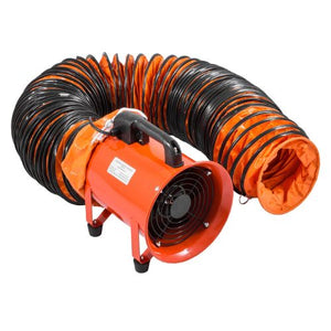 25ft PVC Flexible Ducting Hose for 10 Inch Utility Blower Exhaust Fan