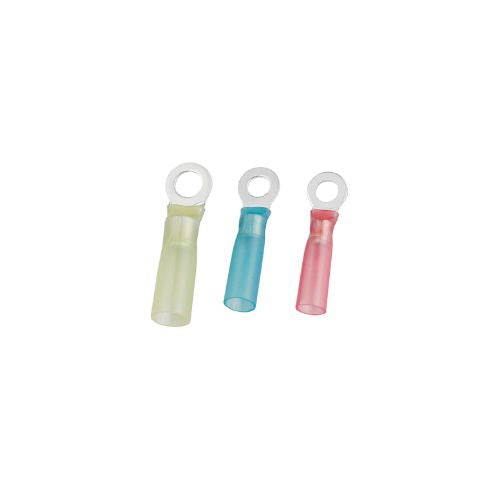 5/16 Inch 22-16 AWG Heat Shrinkable Ring Terminal RHB1-8 (Pack of 500)