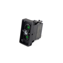 20A 12VDC Green LED Illuminated Rocker Switch V2D2AH01-00000-000