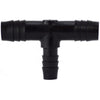 1/4X1/2 Black Polyethylene Reducing Hose Barb Branch Tee 33424B