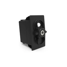 20A 12VDC DPDT Dual Amber LED Illuminated Rocker Switch VLD2UNNB-00000-000