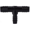 1/4X3/8 Black Polyethylene Reducing Hose Barb Branch Tee 33423B