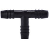 1/8 Black Polyethylene Hose Barb Tee 33415B