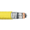 2/0 AWG 3C CCA  Armored MV 5kV 133% / 8kV 100% VFD Power Cable Yellow
