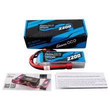 Gens Ace 2200mAh 3S1P 11.1V G-Tech Lipo Battery Pack With Deans Plug GEA223S60DGT