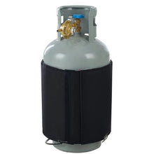 Insulated Band Style Gas Cylinder Warmer Fits 40 lbs Gas Tanks 120W Propane Heater Fixed Internal Thermostat Max Temp 90 ℉ Durable Waterproof Oxford Fabric
