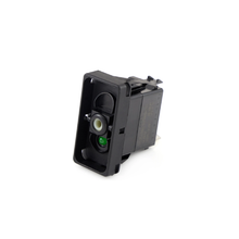 20A 12VDC Green LED Illuminated Rocker Switch V4D2AH0B-00000-000