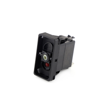 20A 12VDC SPST On-On Red LED Illuminated Rocker Switch V4D2AT0B-00000-000