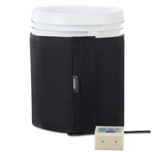 Metal Drum Heater 250 Watt Pail Heating Band for 5 Gallon Barrel 0-145℉ Adjustable with Independent Thermostat Waterproof Oxford Fabric High Efficiency Grease Keg Heater