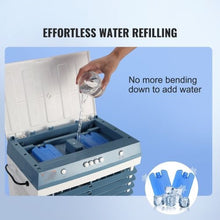84° Oscillating Swamp Cooler 5 Gal Portable Air Cooler for 550 Sq.ft Indoor & Outdoor