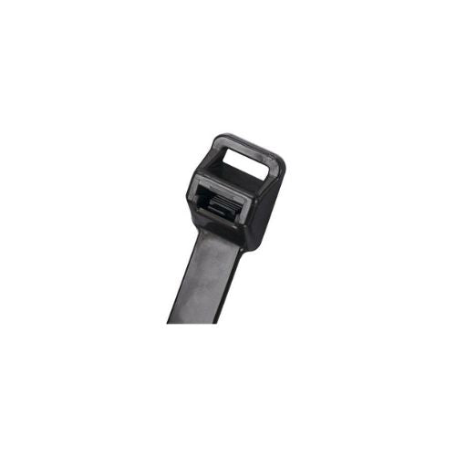 9 Inch Releasable Lashing Cable Tie Black PRT2EH-C0 (Pack Of 1000)