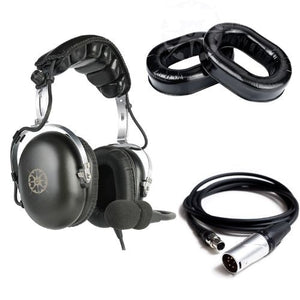 Passive + CEP Ear Plugs Vintage Aviation Headset