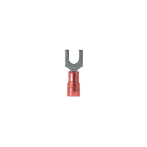 22-18 AWG Fork Terminal Red PNF18-6F-C (Pack Of 100)