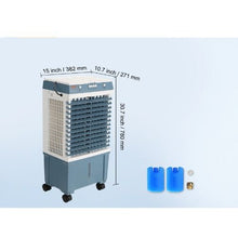 84° Oscillating Swamp Cooler 5 Gal Portable Air Cooler for 550 Sq.ft Indoor & Outdoor