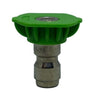 5.0 Green Tip 25-Degree Quick Disconnect Spray Nozzle DX252550