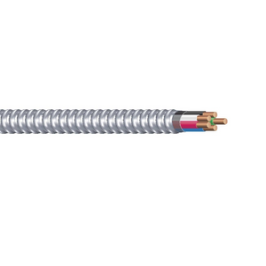 MC Cable with Isolated Ground Copper THHN/THWN Conductors Aluminum Armor 600V