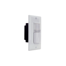 120V White Plastic Vacancy Sensor Switch with Nightlight V1LNW