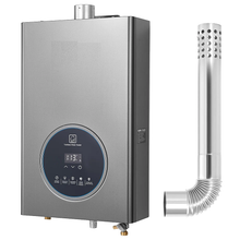 4.3 Gal Capacity High Efficiency Gas Tankless Water Heater Silver Gray JSQ30-A