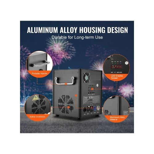 No Sparkular Machine 500W Indoor Sparkular Machines with Aluminum Housing Adjustable Height ...