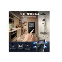 Sistema de agua caliente sin tanque de 55,000 BTU con panel blanco TM-RV03-2