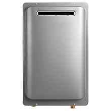 Calentador de agua a gas sin tanque de 8 galones y 191 000 BTU para exteriores, de alta eficiencia, color gris plateado, JSW56-30L-A