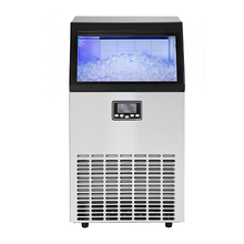 Built-In 100 lbs/24H Commercial Ice Cube Maker with LED Display and Self-Cleaning Function