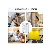 40L Compact 1.6kW Electric Tankless Water Heater for Bathroom And Shower FJI-POR-40S2