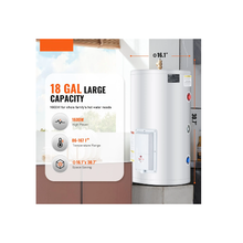 70L Capacity Tankless Wall Mounted Electric Hot Water Heater With Digital Display FJI-POR-70S2