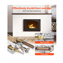 Complete Natural Gas Fireplace Pilot Assembly Compatible with Heatilator Models for OE 4021-732