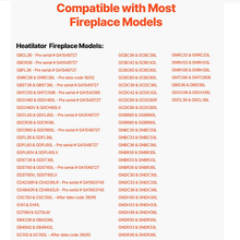 Complete Natural Gas Fireplace Pilot Assembly Compatible with Heatilator Models for OE 4021-732