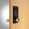 Black Public Mechanical key Less Access with Combination Kit Lock