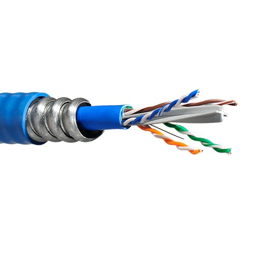 Premises CAT6 4-Pair With-Outer Jacket 1-Component Aluminum Interlock ...