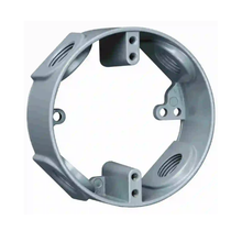 4.0 Inch Width Gray Weatherproof Round Device Box Extension WPEX3