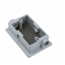1.0 Inch Depth Gray One Gang Flanged Extension Ring WPEX5