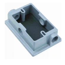 1.0 Inch Depth Gray One Gang Flanged Extension Ring WPEX5